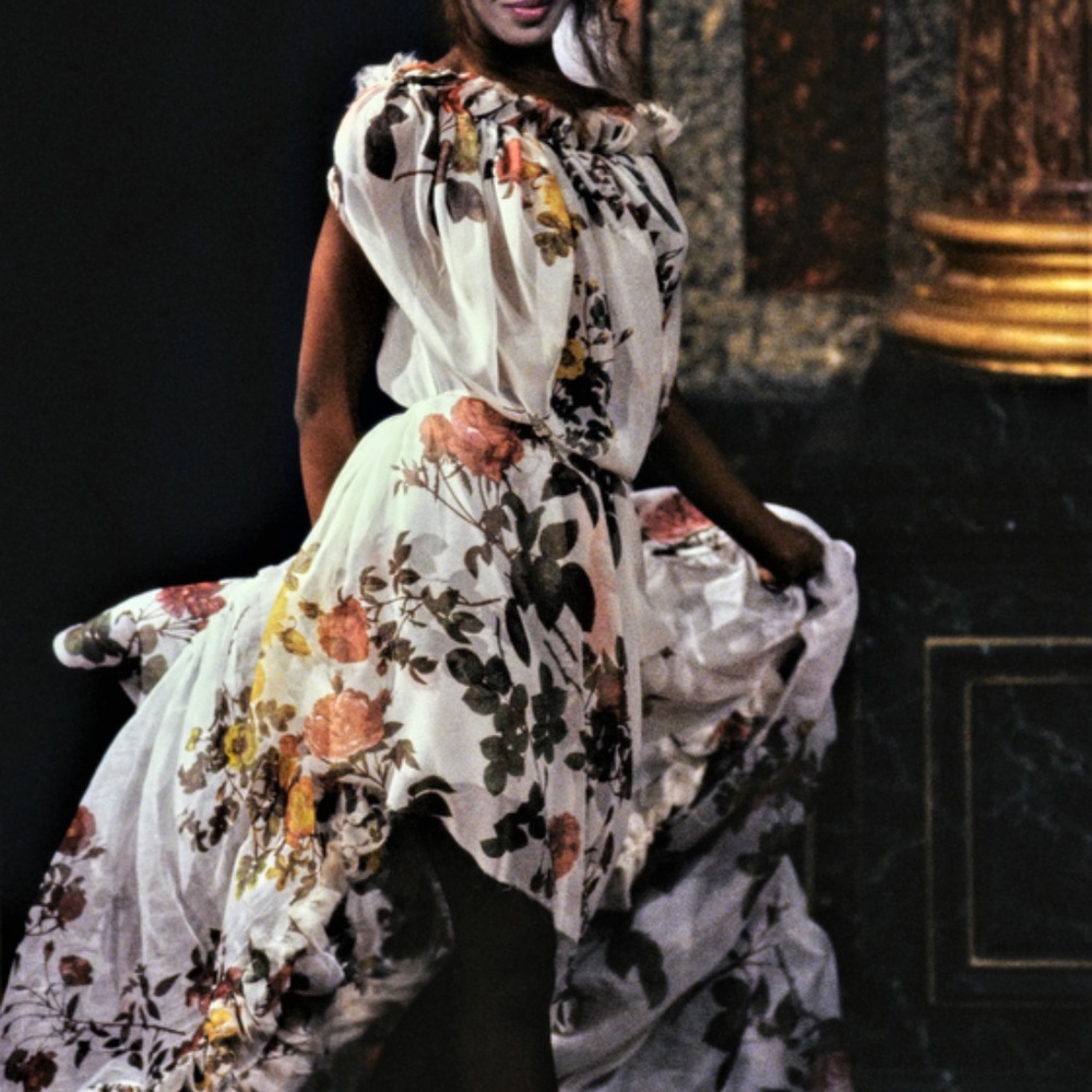 Vivienne Westwood Floral Corset Midi Dress - Picture 7 of 8